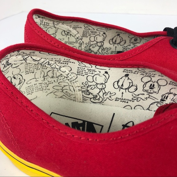 Vans Disney low top sneaker Mickey Anniversary HTF - Picture 5 of 8